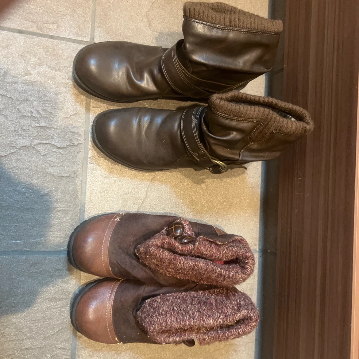 ショートブーツ ブラウン Mサイズ