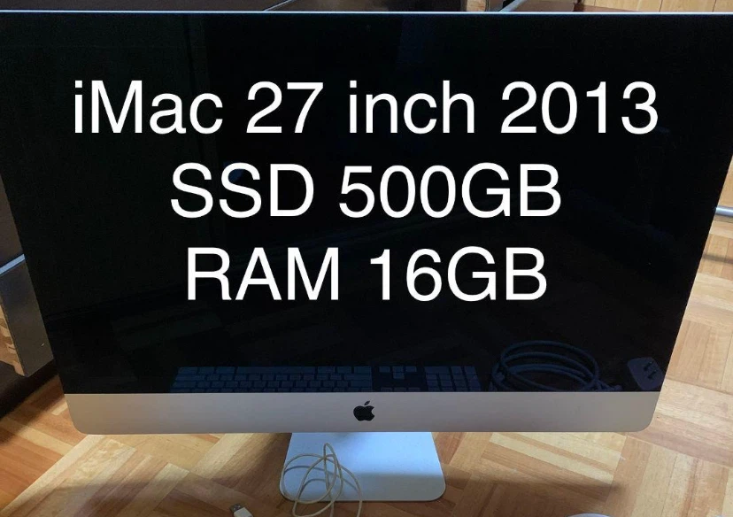 明日処分【引取限定】iMac27 メモリ16GB SSD512GB Core i7 (グラボ付)引取限定