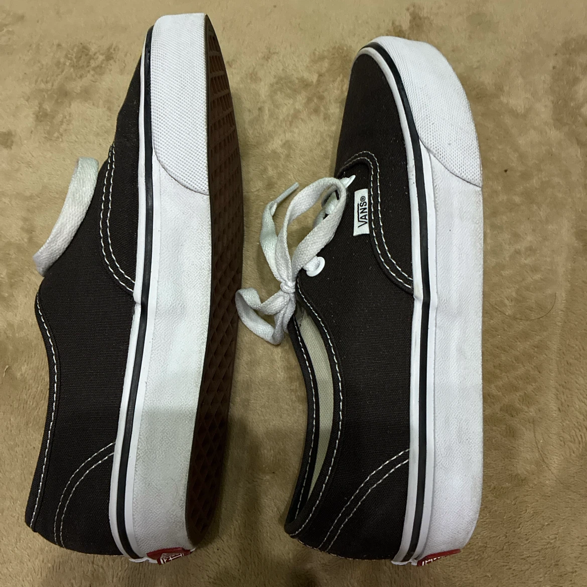 VANS Authentic ブラウン スニーカー 22.5cmの写真4枚目