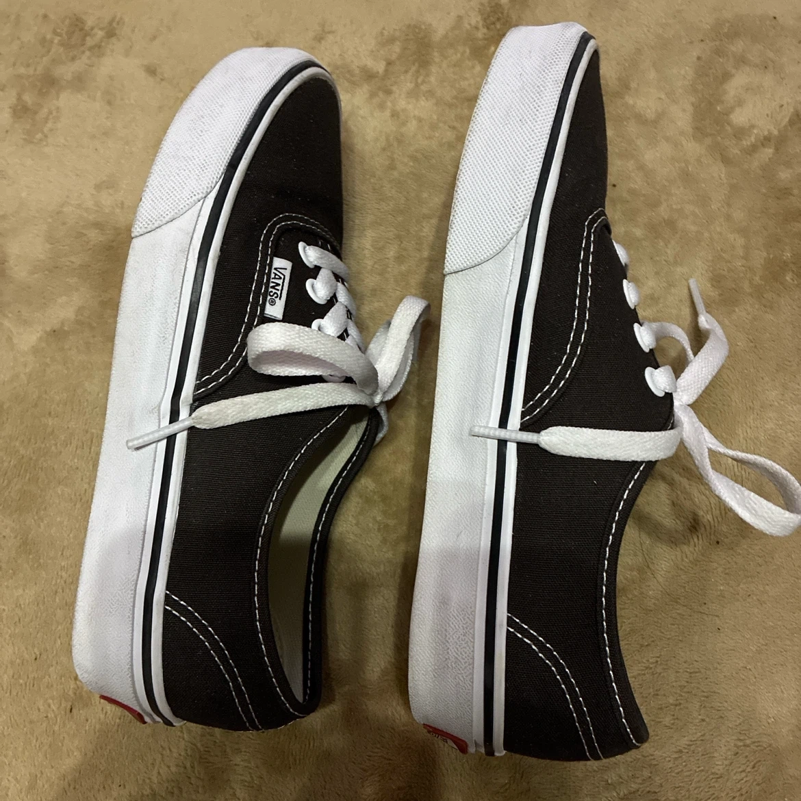 VANS Authentic ブラウン スニーカー 22.5cmの写真5枚目