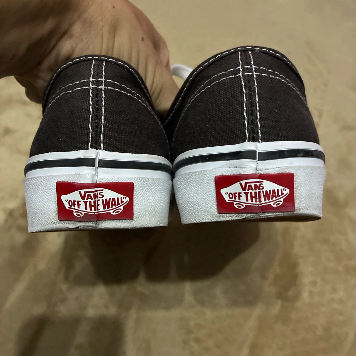 VANS Authentic ブラウン スニーカー 22.5cmの写真6枚目