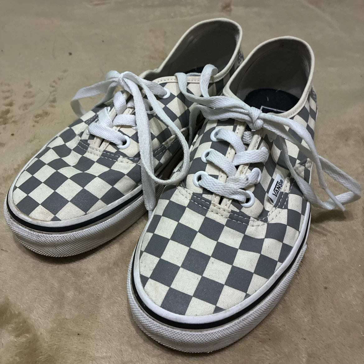 VANS Authentic チェッカーフラッグ スニーカー 23.5cm