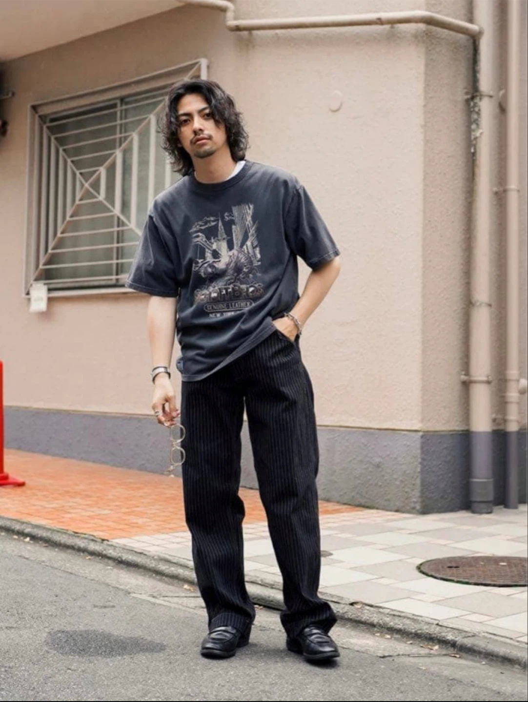 【新品未使用】Schott/ショット ヒッコリー デニムパンツ インディゴ 30の写真6枚目