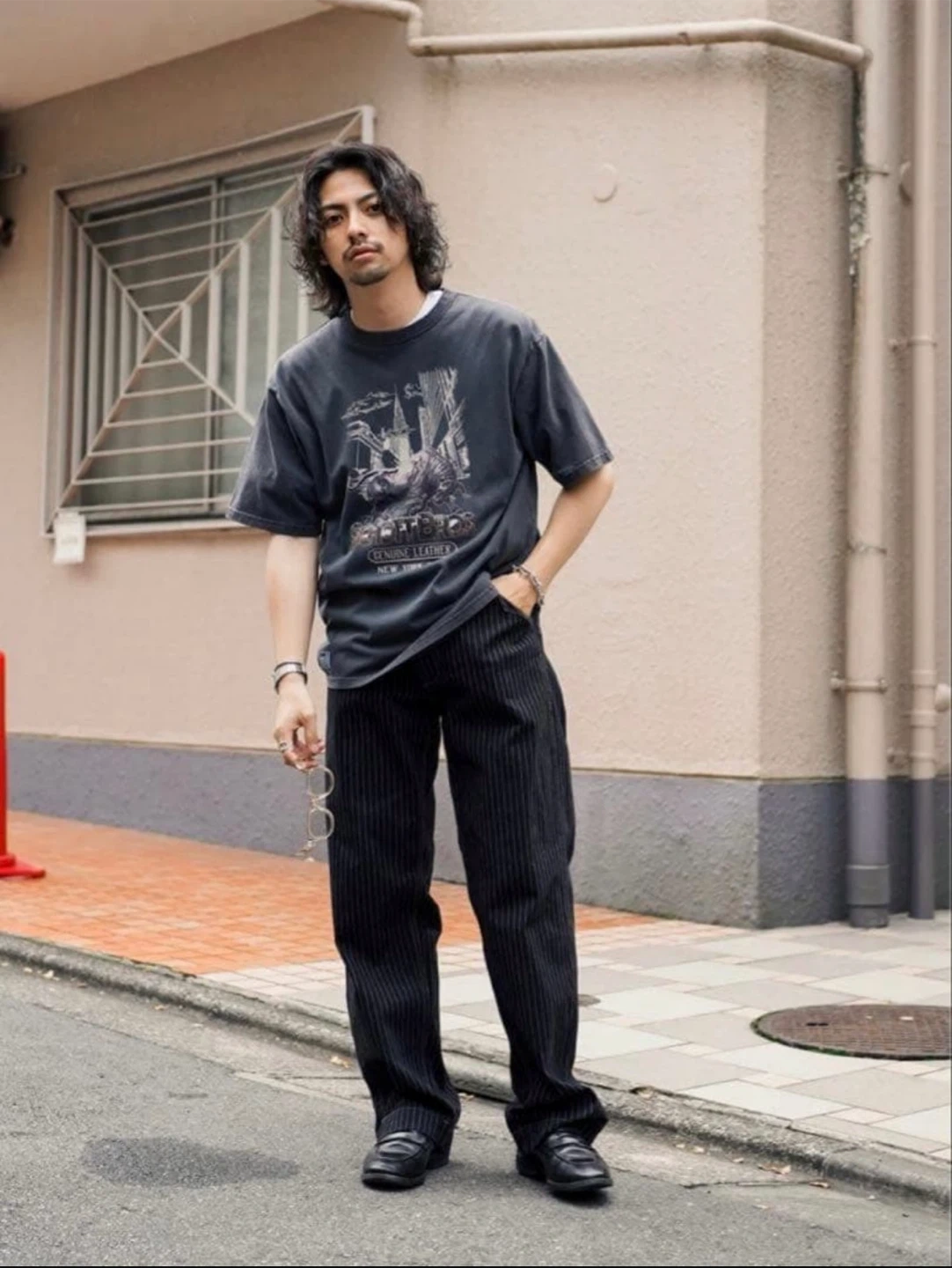 【新品未使用】Schott/ショット ヒッコリー デニムパンツ インディゴ 30の写真6枚目
