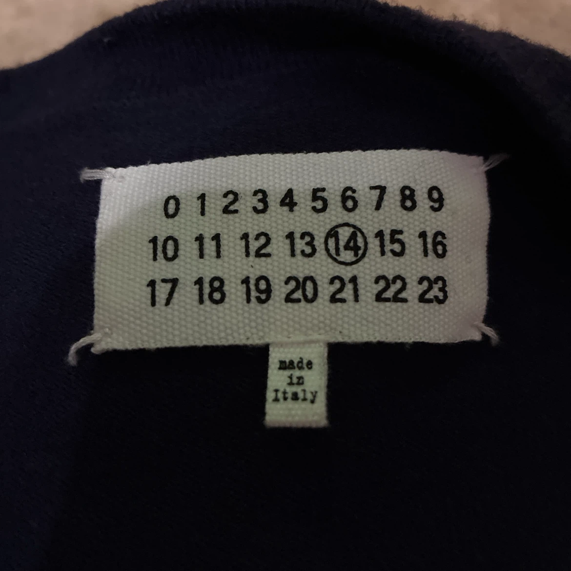 Maison Margiela メゾンマルジェラ カーディガン ネイビー Sの写真9枚目