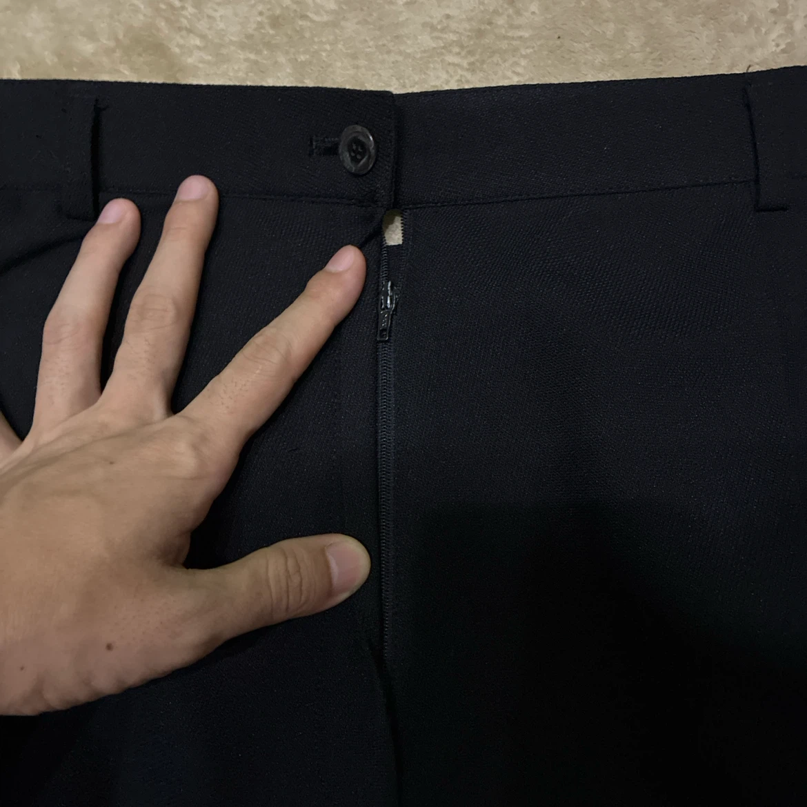 TRANSWORK トランスワーク ワイドスラックス ブラック Mサイズ相当の写真9枚目
