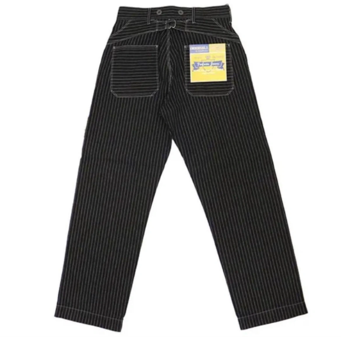 【新品未使用】Schott/ショット ヒッコリー デニムパンツ ブラック 30の写真2枚目