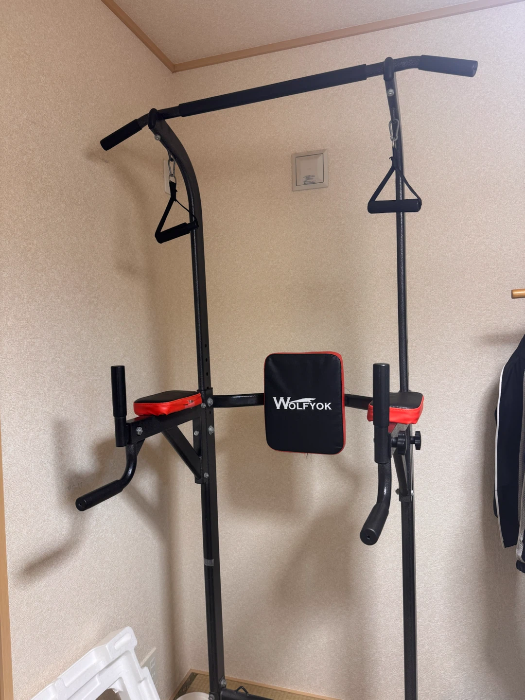 WOLFYOK 懸垂マシン ぶら下がり健康器