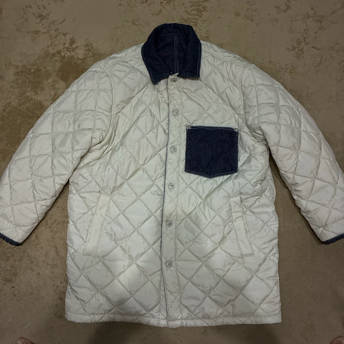 Levi's Red リバーシブル デニム ジャケット キルティング ジャケットの写真5枚目