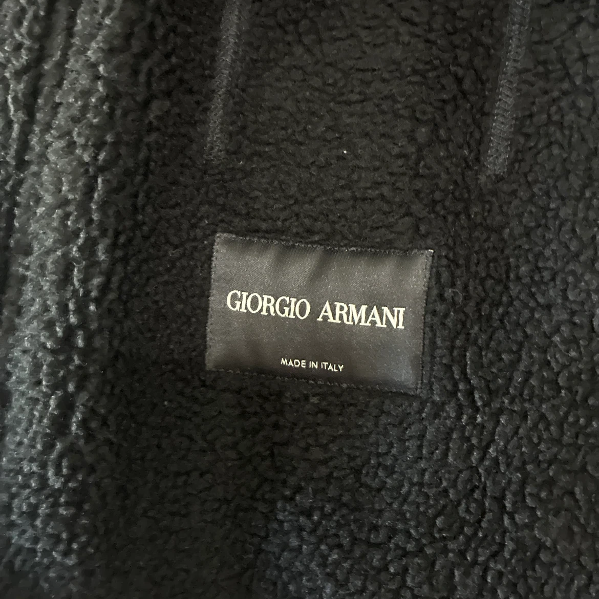 GIORGIO ARMANI スプラッシュ柄 ボアライニング ジャケット 48の写真8枚目