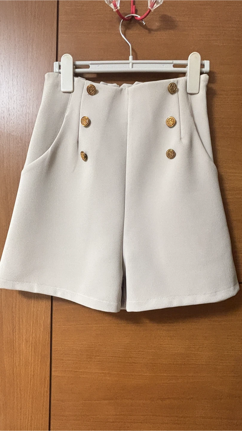 ショートパンツ チェック フリーサイズ