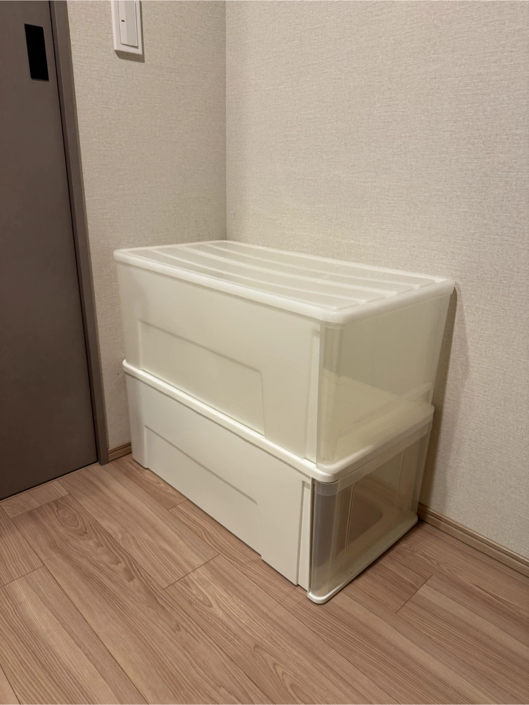 収納ケース 引き出し式 ホワイト 2個セット