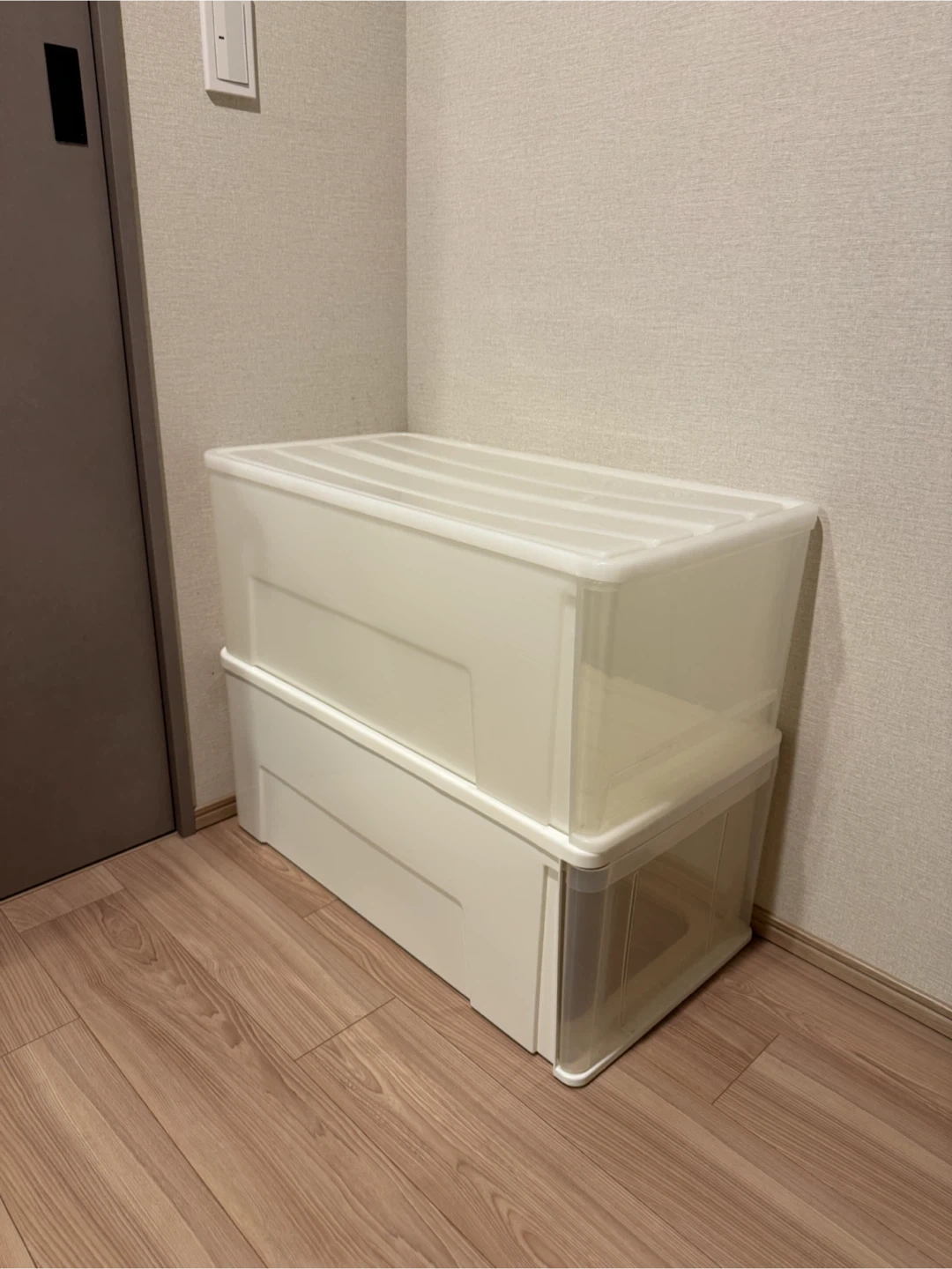 収納ケース 引き出し式 ホワイト 2個セット