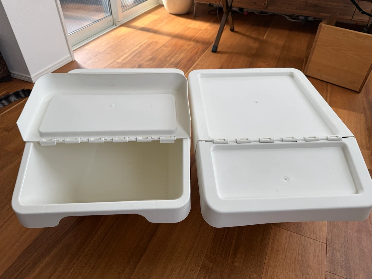 IKEA Sortera 収納ボックス ホワイト 2個セット