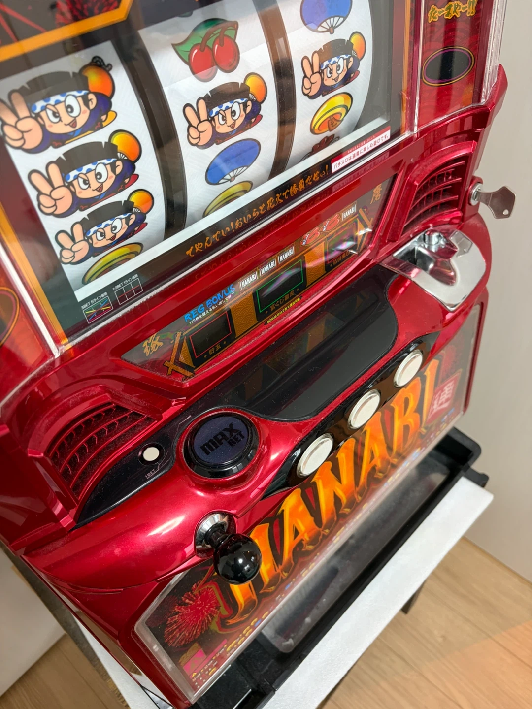 アクロス ハナビ通 パチスロ実機の写真5枚目