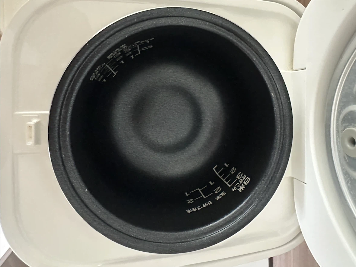 ニトリ 炊飯器 Nsimplé ホワイトの写真2枚目