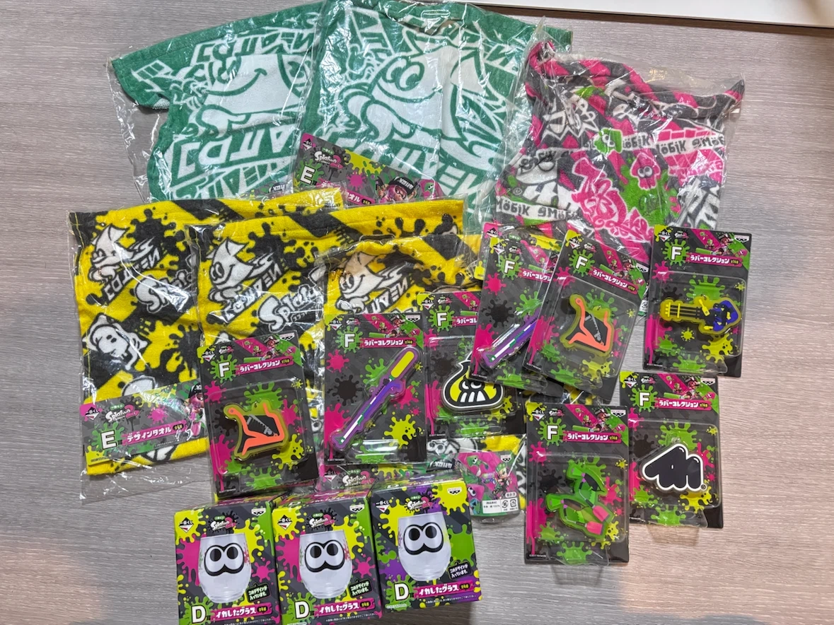 スプラトゥーン 一番くじ グッズセット
