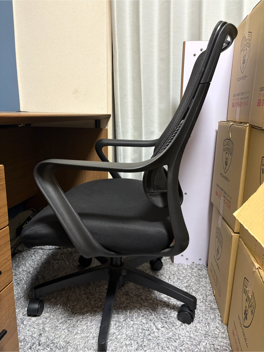 オフィスチェア デスクチェア 黒