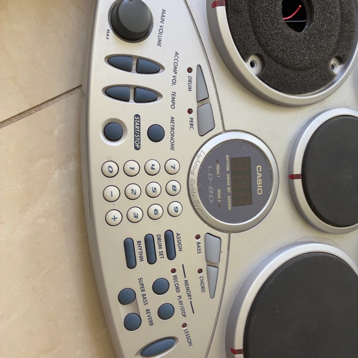 カシオ デジタルドラム LD-80の写真2枚目
