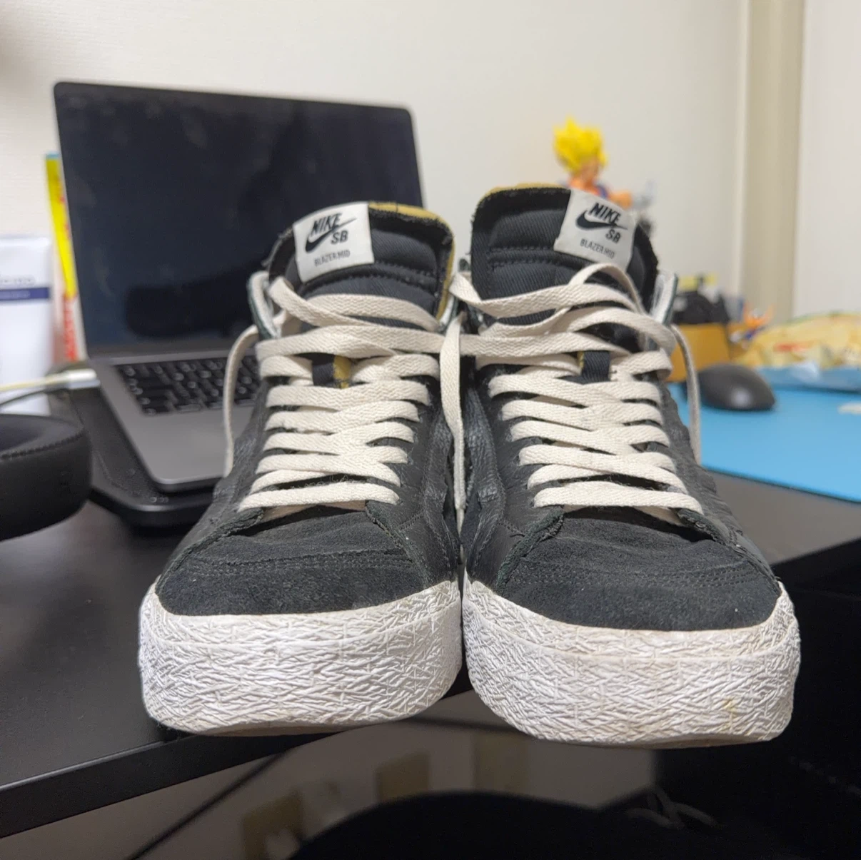 ナイキ SB ブレーザー MID 黒 白の写真4枚目