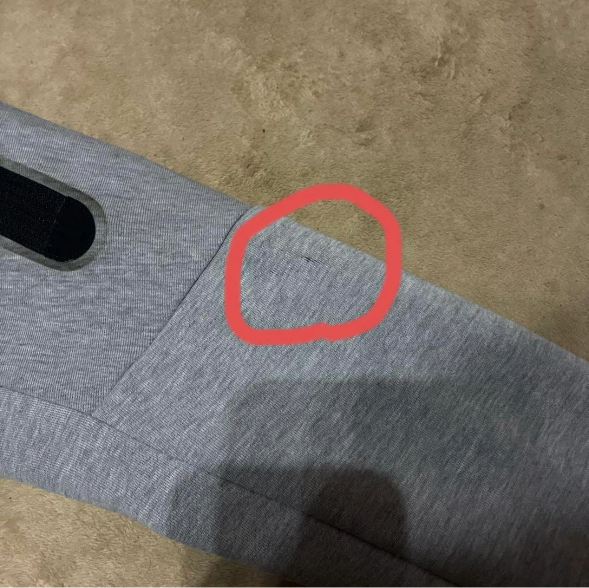 NIKE ナイキ テックフリース セットアップ グレー　上下セット 上M、下Lの写真6枚目