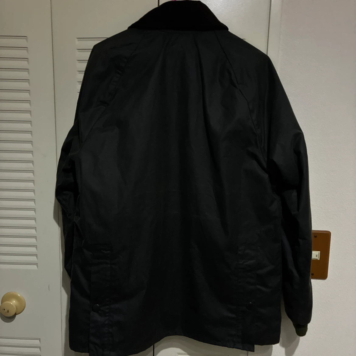 【美品】Barbour バブアー オイルドジャケット オリーブ 38 英国製の写真8枚目