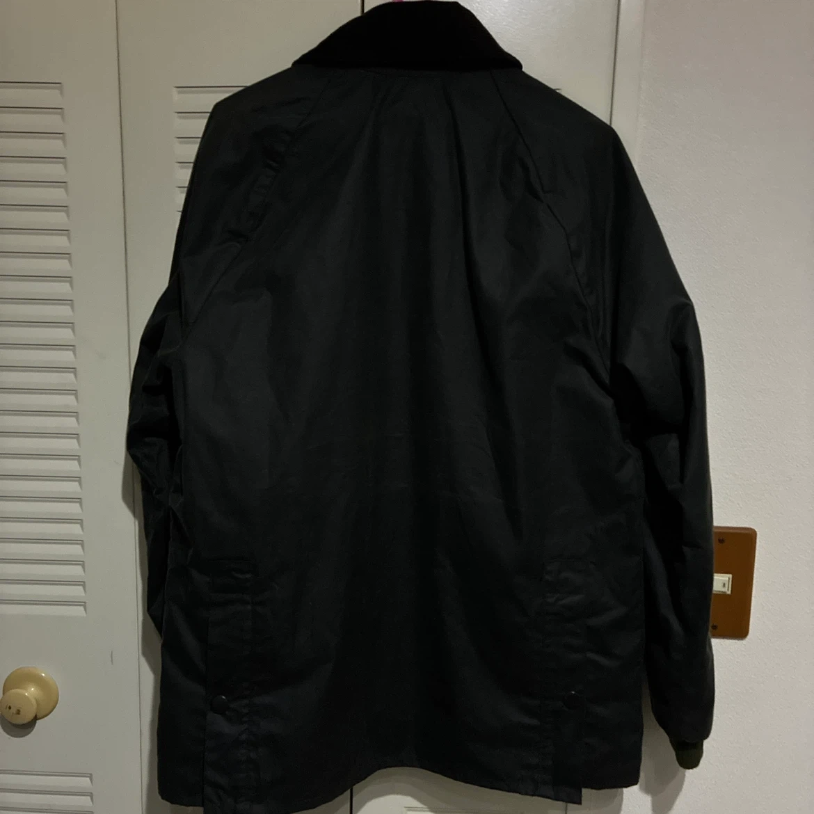 【美品】Barbour バブアー オイルドジャケット オリーブ 38 英国製の写真8枚目