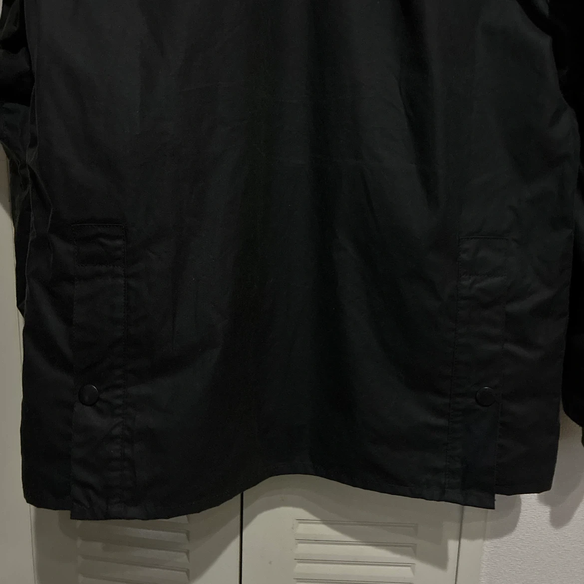 【美品】Barbour バブアー オイルドジャケット オリーブ 38 英国製の写真9枚目