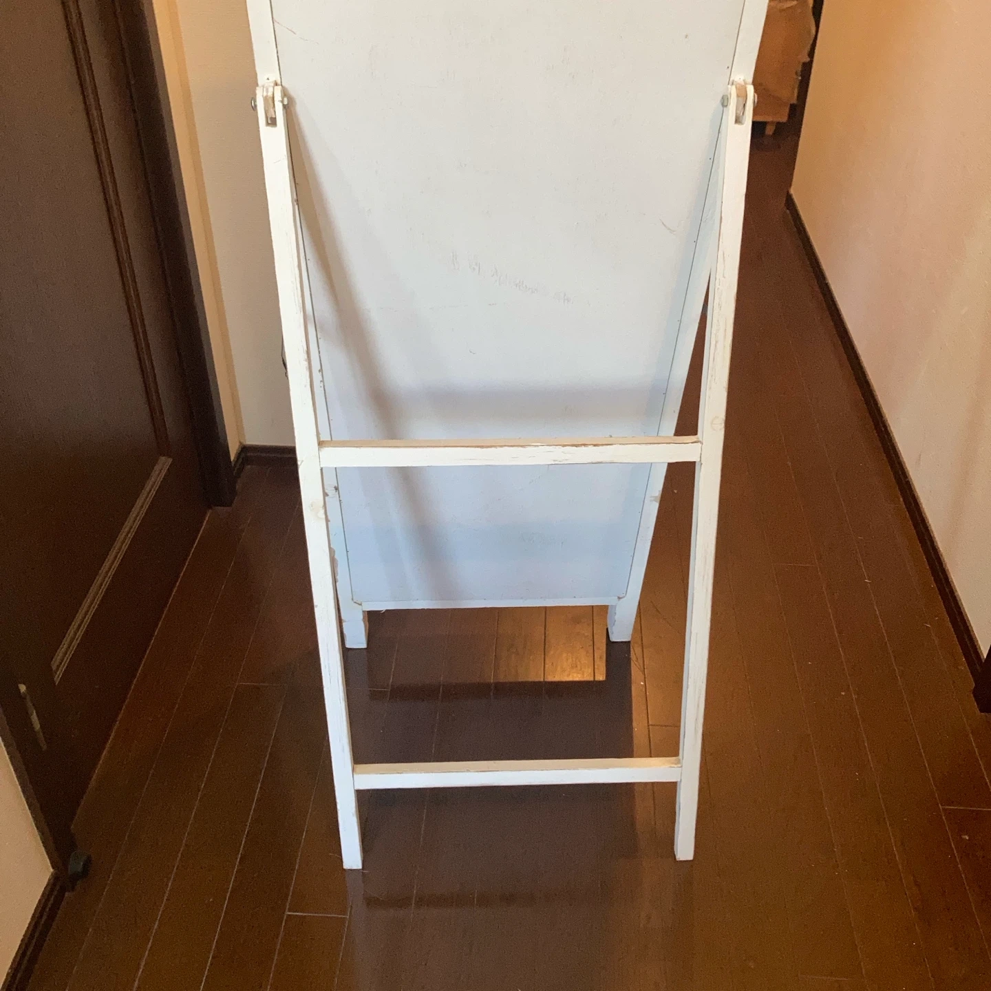 スタンド鏡 木製 引き取りのみの写真5枚目