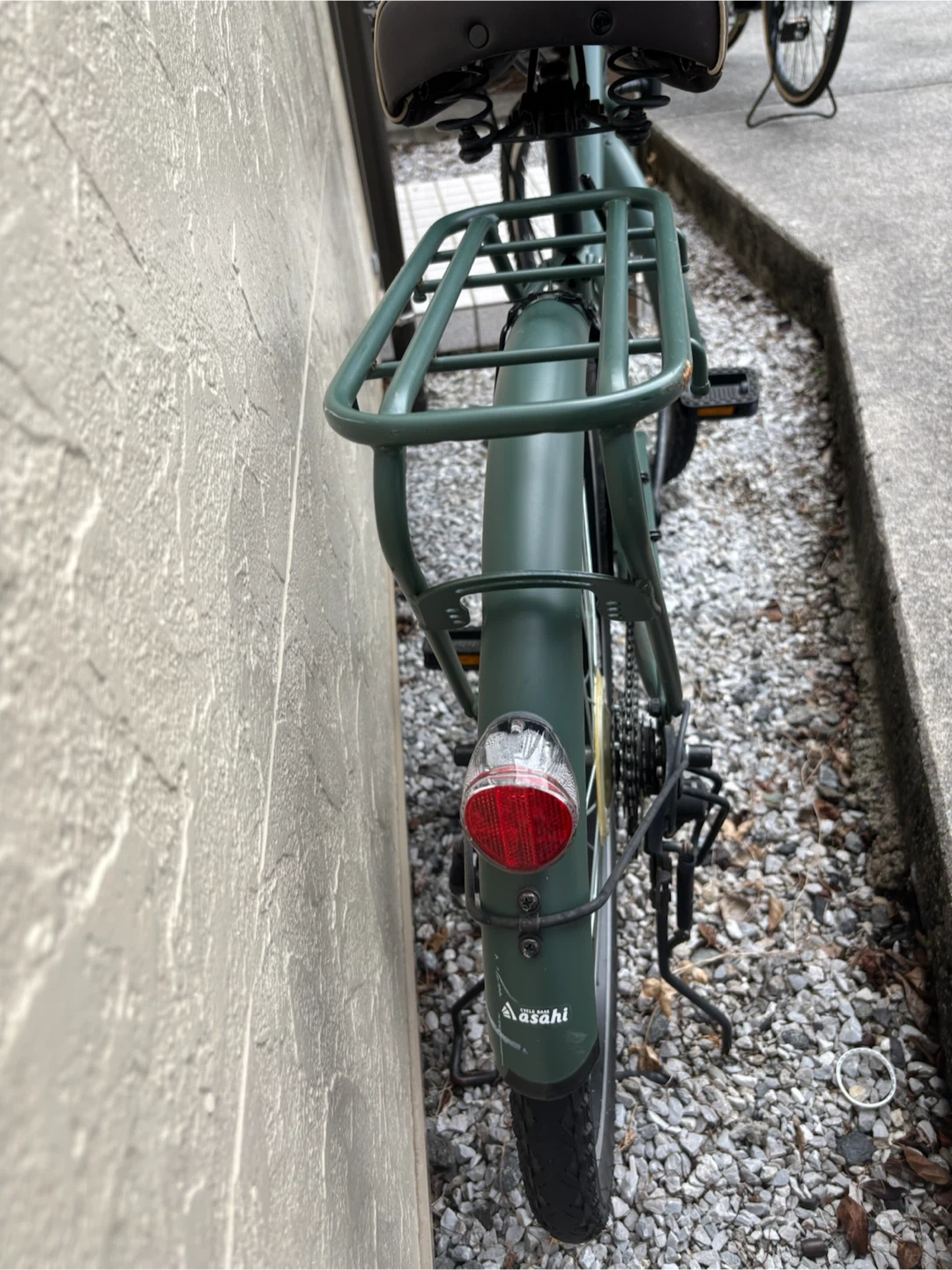ASAHI あさひ ボールドライン カーキ 自転車の写真3枚目
