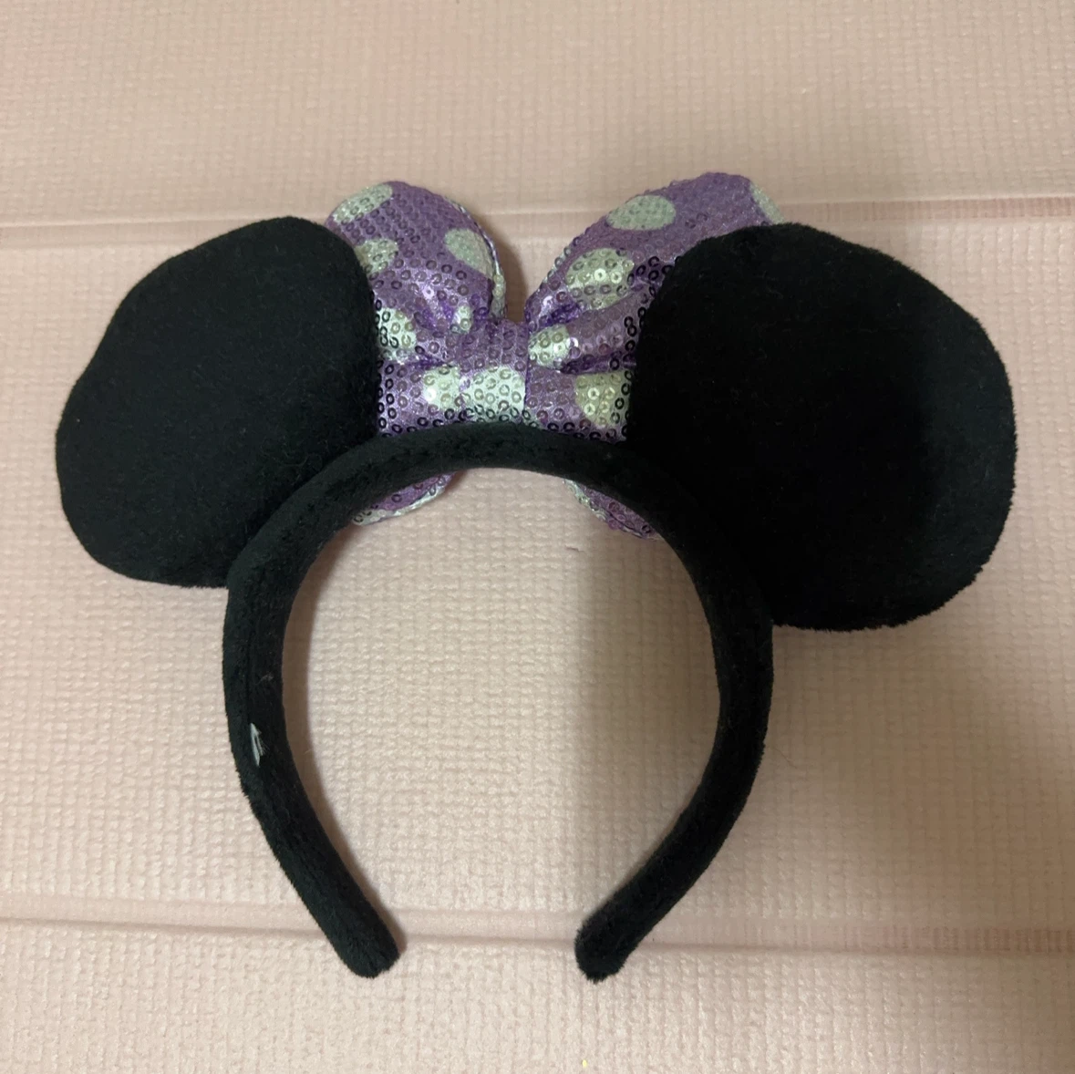 ディズニー ミニー カチューシャ 紫の写真2枚目