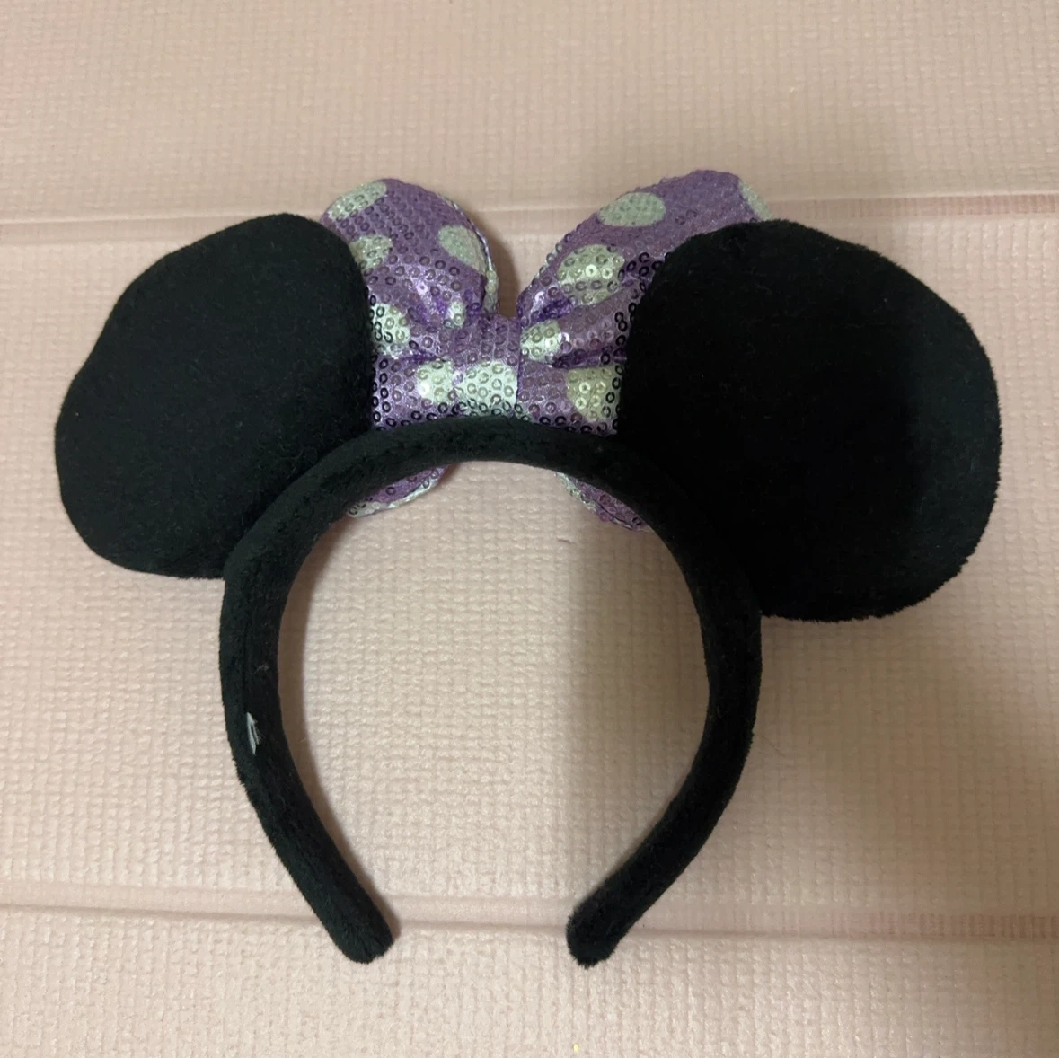 ディズニー ミニー カチューシャ 紫の写真2枚目