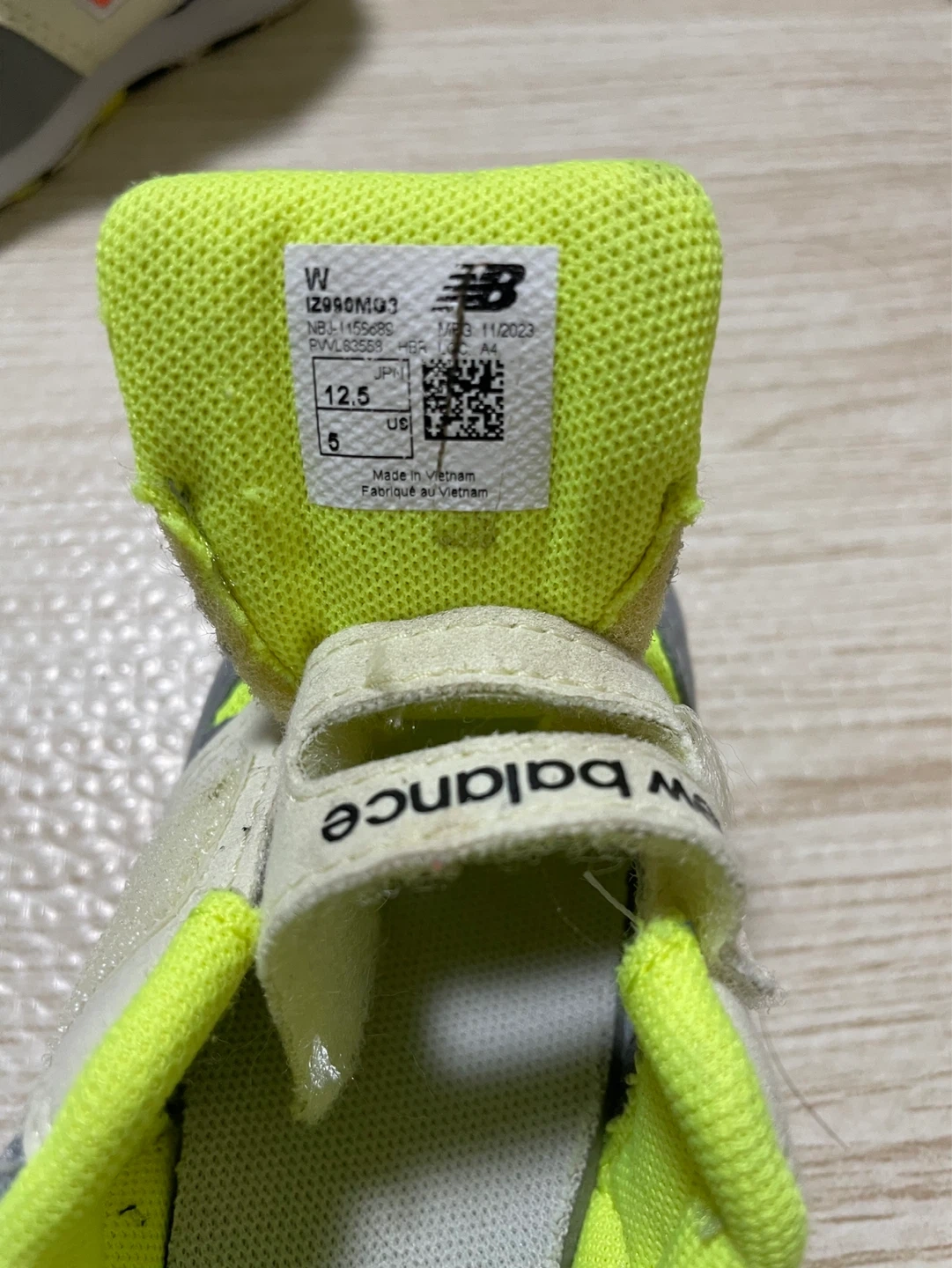ニューバランス 996 スニーカー 12.5cmの写真2枚目