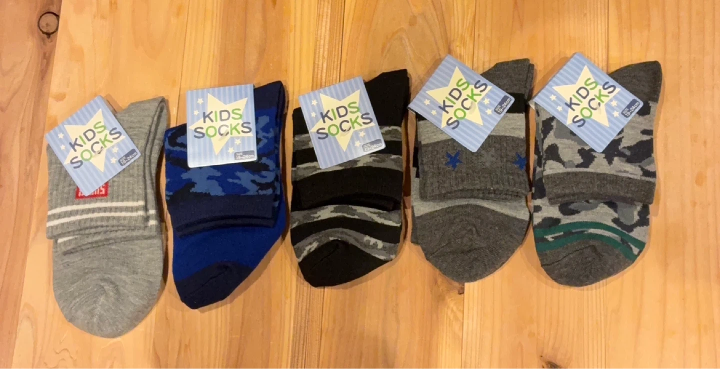 キッズソックス 5足セット 19-24cm