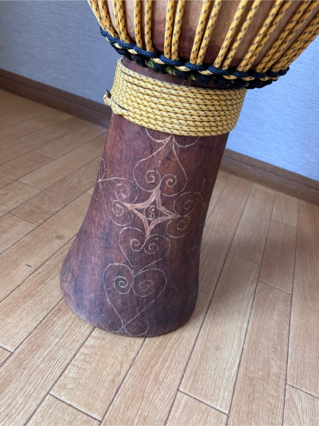 ジャンベ 打楽器 皮の張り替え必要 ニジェールの写真6枚目