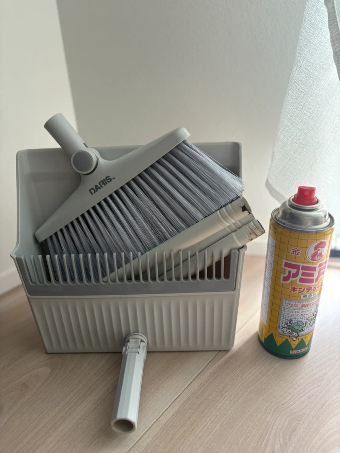 ダリス ほうき ちりとり セットの写真2枚目
