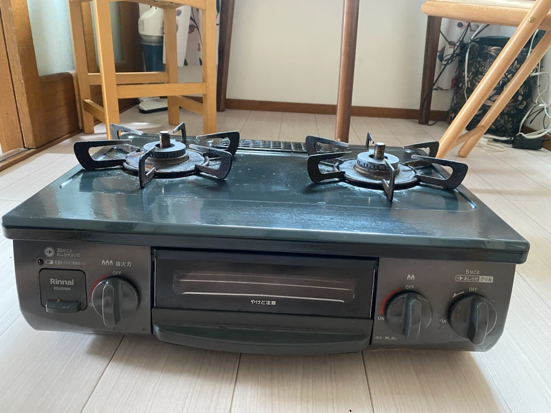 リンナイ ガステーブル KG35NBKの写真2枚目