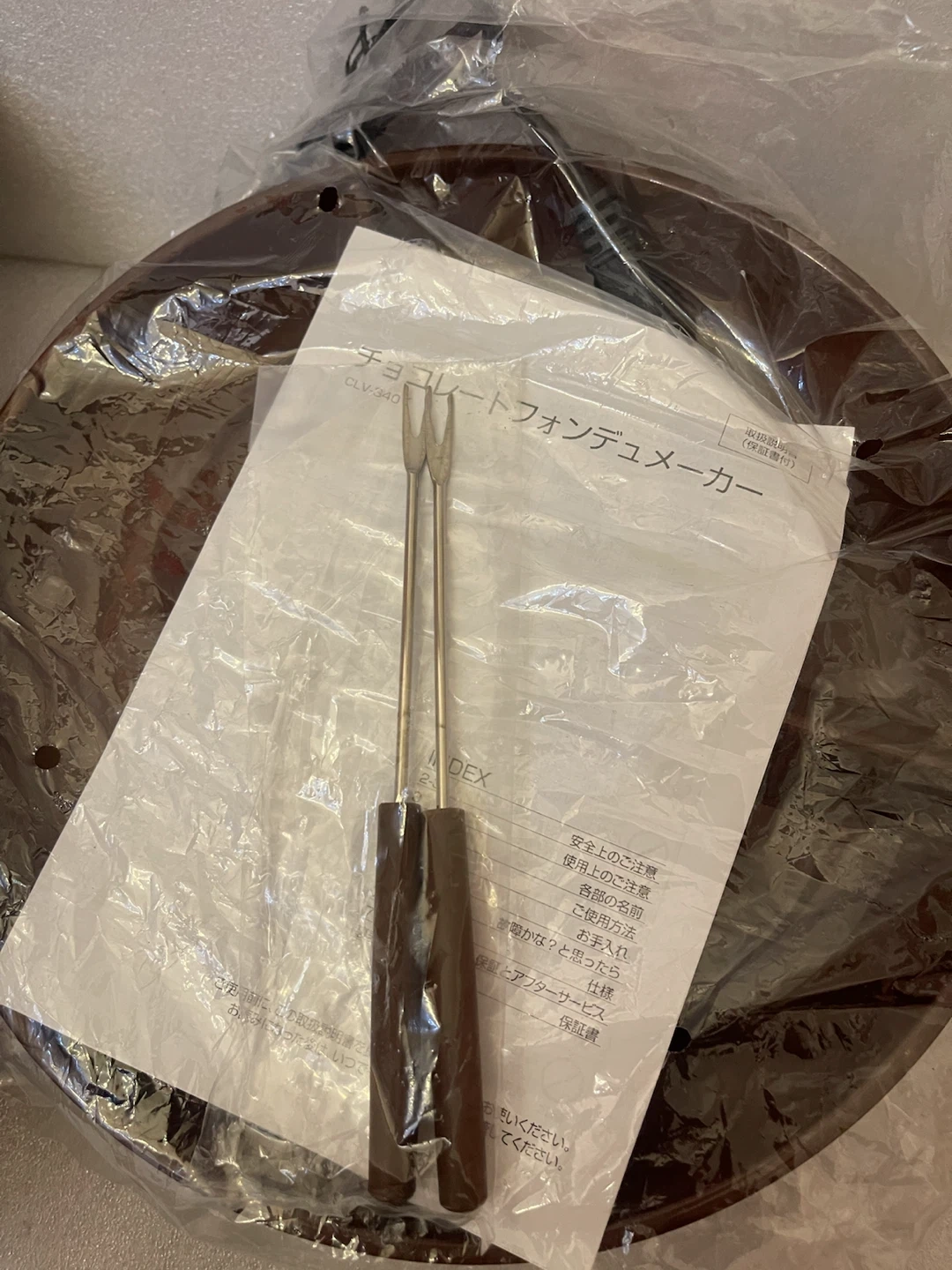新品 チョコレート チーズ フォンデュメーカーの写真3枚目