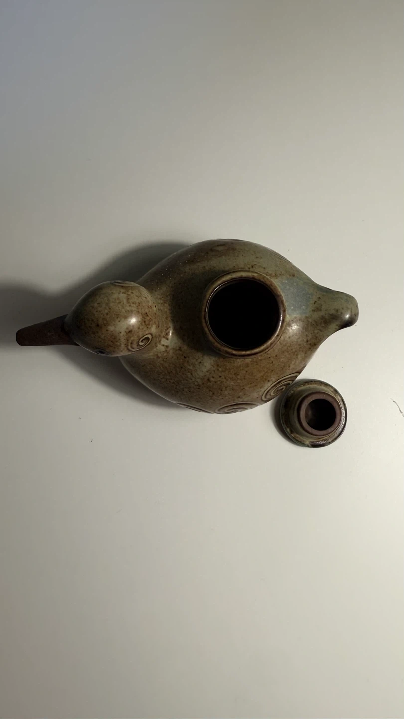 鳥型 陶器製 醤油差し 置き物の写真3枚目