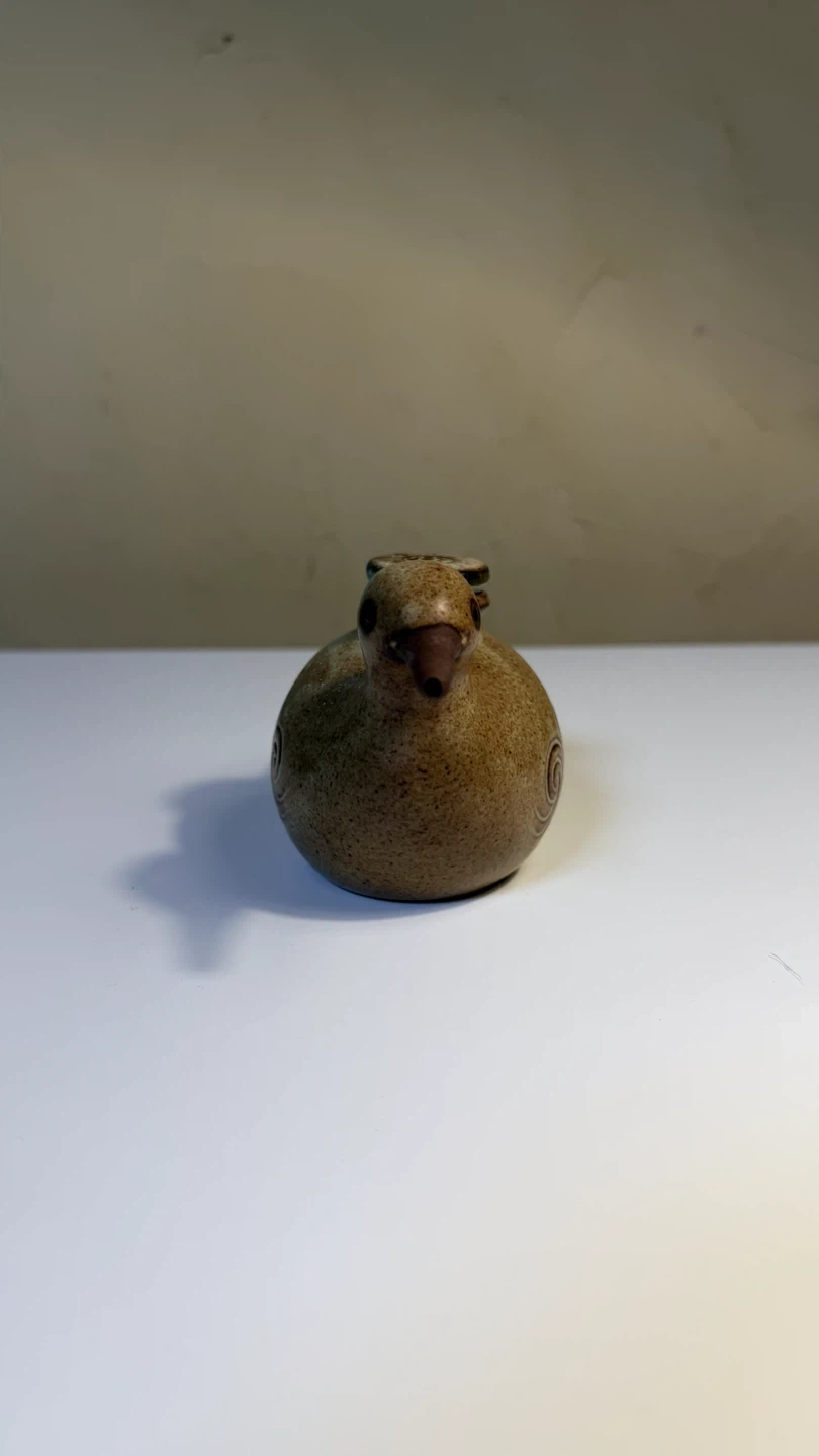 鳥型 陶器製 醤油差し 置き物の写真4枚目