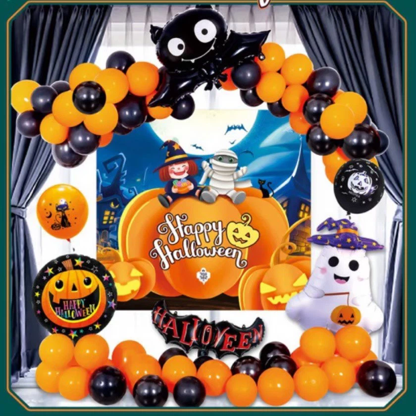 新品 ハロウィン パーティー飾り付けバルーンセット