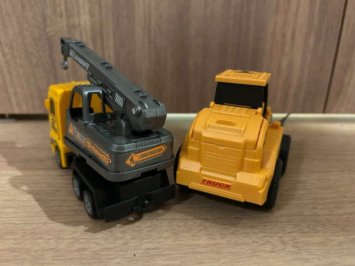 はたらくくるま ミニカー 2台セットの写真2枚目