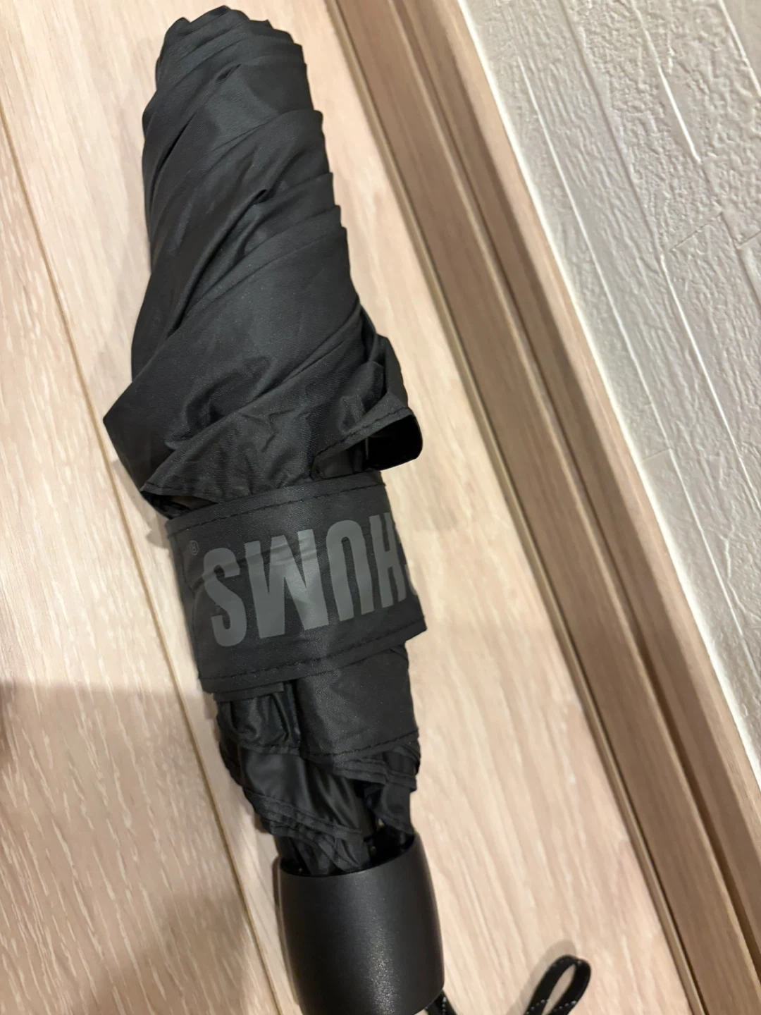 チャムス 折りたたみ傘 ブラック