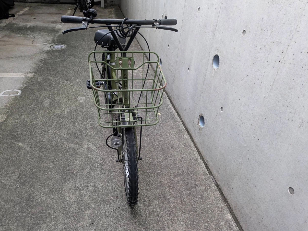 カーキ色 自転車 20インチの写真3枚目