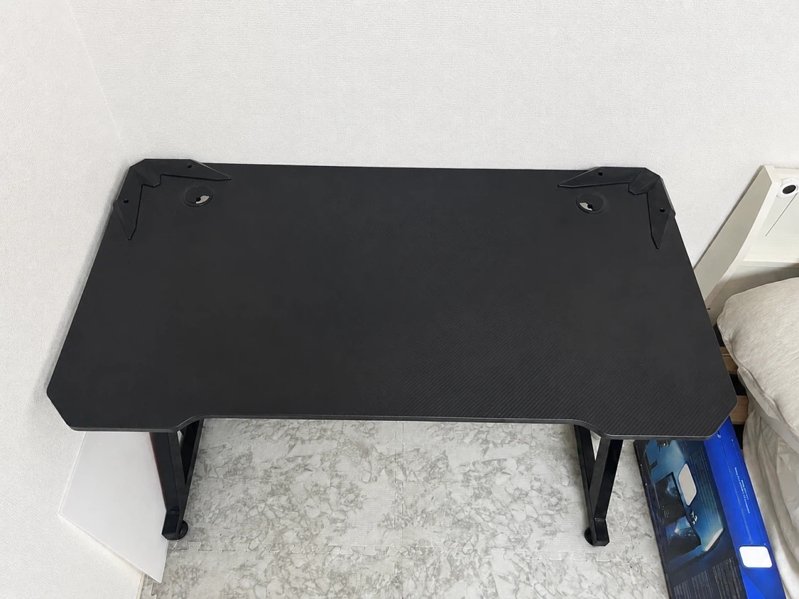 ゲーミングデスク ブラック レッド