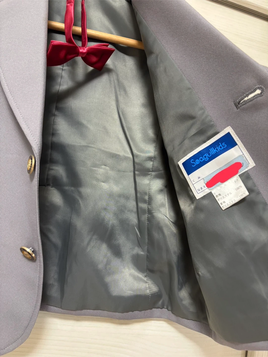 さくら幼稚園制服 シーガルキッズ フォーマルスーツ 120cmの写真5枚目
