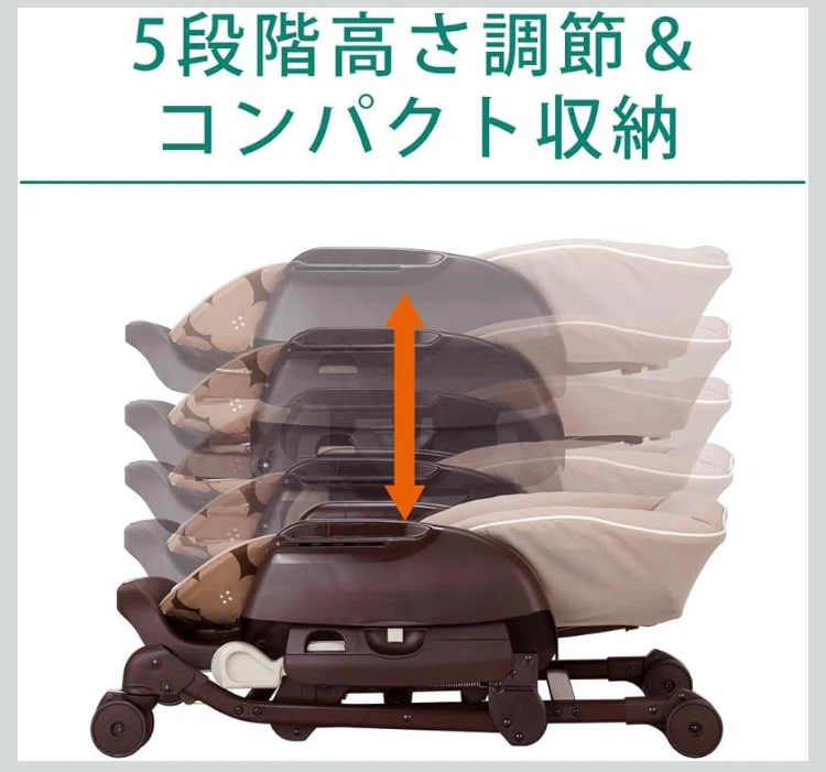 コンビ ネムリラ ハイローチェアの写真5枚目