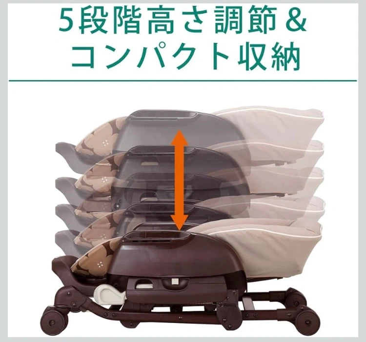 コンビ ネムリラ ハイローチェアの写真5枚目