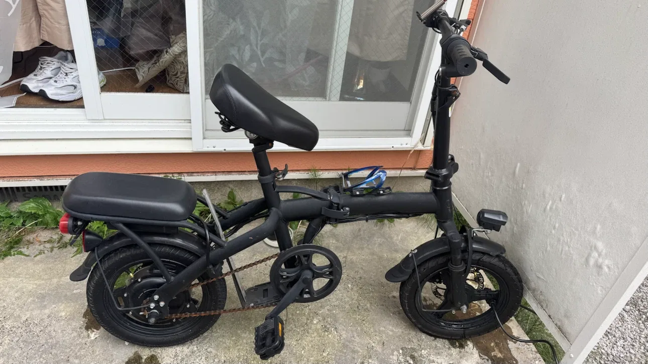 折りたたみ自転車 ブラック