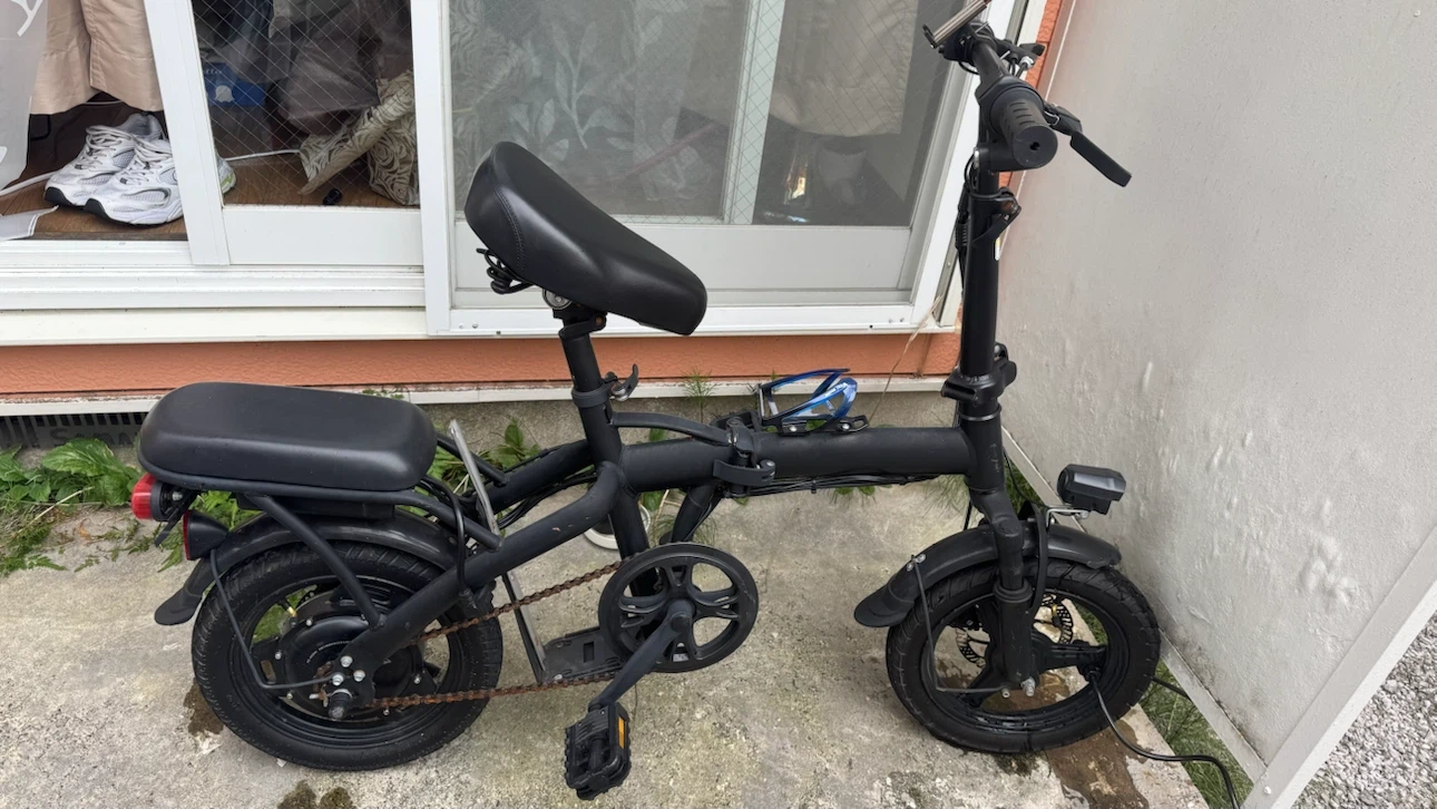 折りたたみ自転車 ブラック